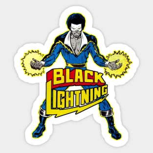 Black Lightning Sticker